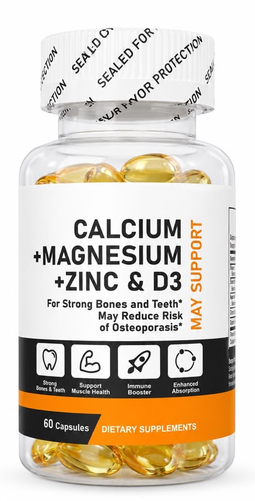 Calcium + Magnésium + Zinc + Vitamine D3